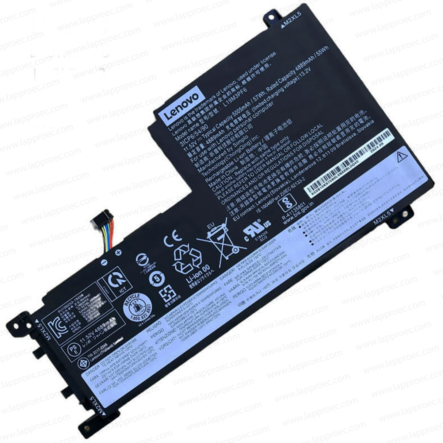 BATERIA ORIGINAL LENOVO L19C3PF5 L19M3PF6 L19L3PF2 L19C3PF4 L19D3PF3